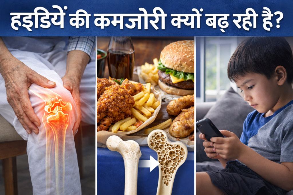 Why is bone weakness increasing