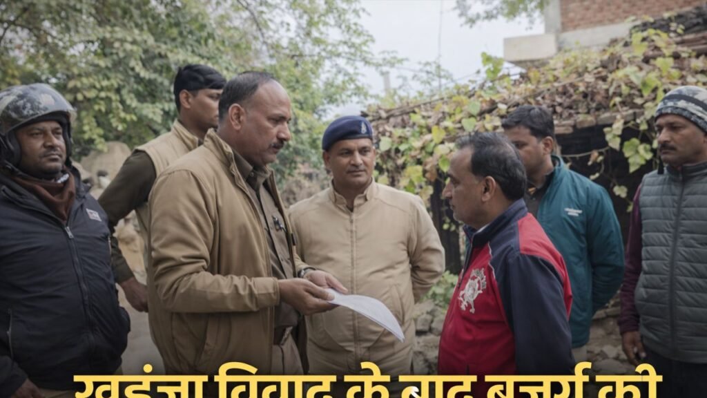 Elderly man dies after paving dispute.