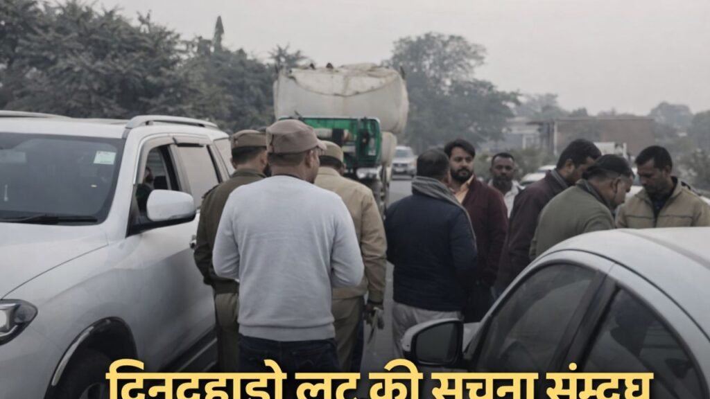 The news of a daylight robbery caused panic.