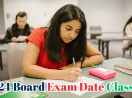 2024 Board Exam Date Class 10