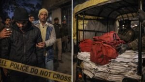 इंटर कॉलेज परिसर में चोरी करते दो आरोपी पकड़े गए, सरकारी अभिलेख बचाए गए