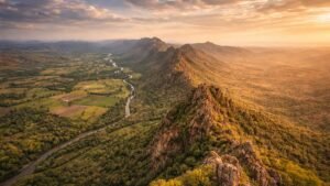 The Aravalli mountain range is facing potential threats.