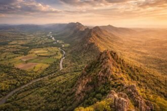 The Aravalli mountain range is facing potential threats.