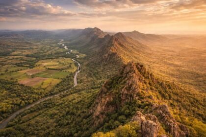 The Aravalli mountain range is facing potential threats.