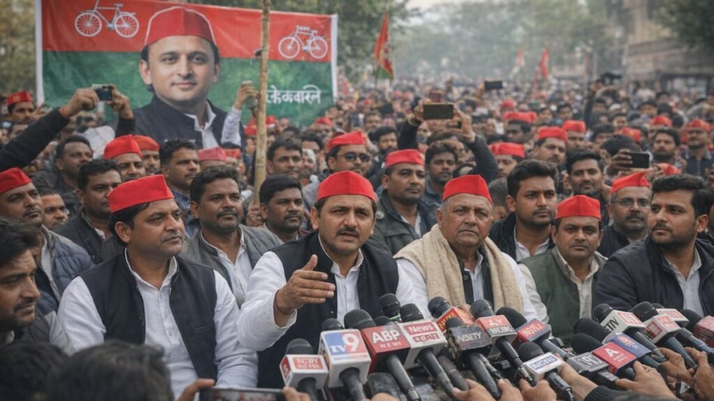 The Samajwadi Party's claim regarding the 2027 elections,
