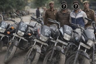 अंबेडकरनगर बाइक चोरी गिरफ़्तारी