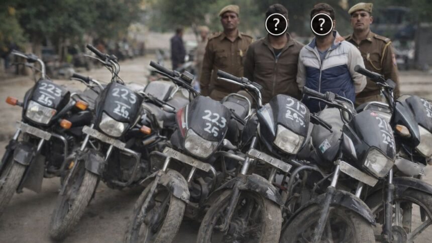 अंबेडकरनगर बाइक चोरी गिरफ़्तारी