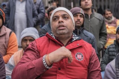 ambedkar nagar nagarpalika bhrashtachar ke khilaf dharna