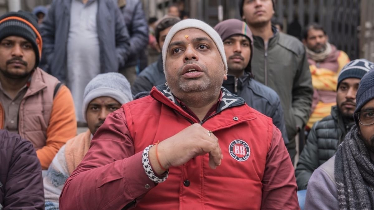 ambedkar nagar nagarpalika bhrashtachar ke khilaf dharna