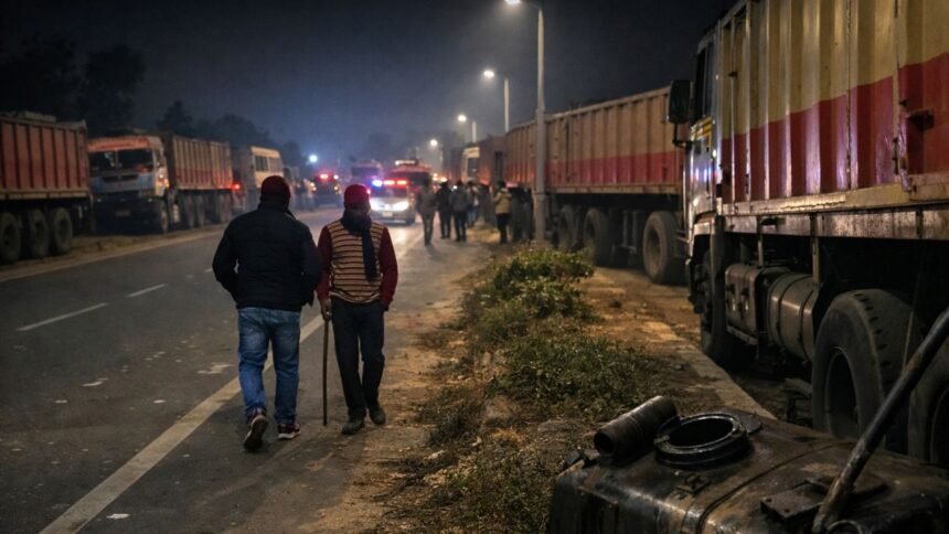 ambedkar nagar truck diesel chori