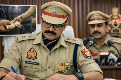 head constable suspended ambedkar nagar