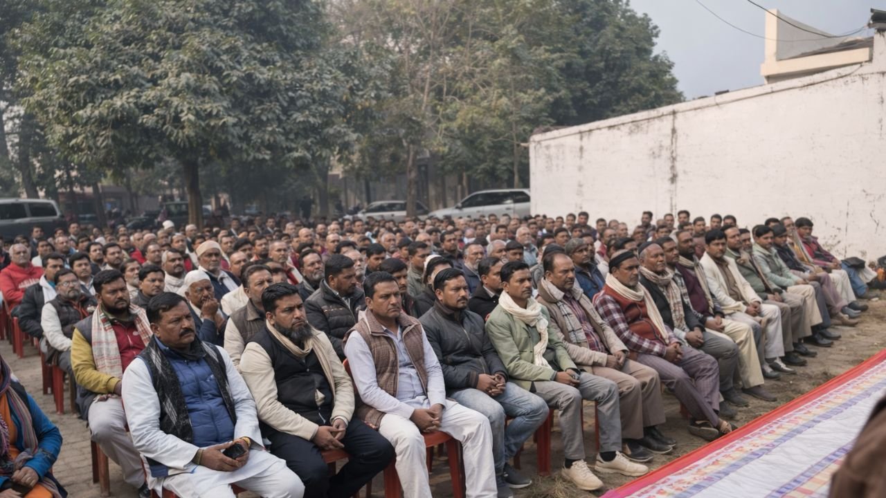 samajwadi party meeting alapur