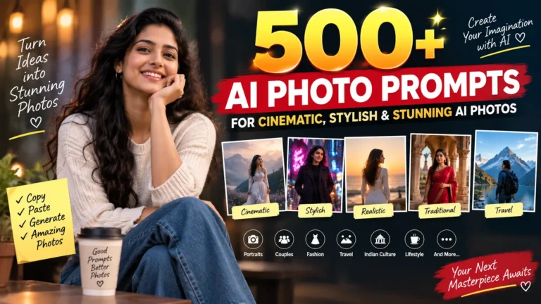 500+ AI Photo Prompts for Stunning & Cinematic AI Images