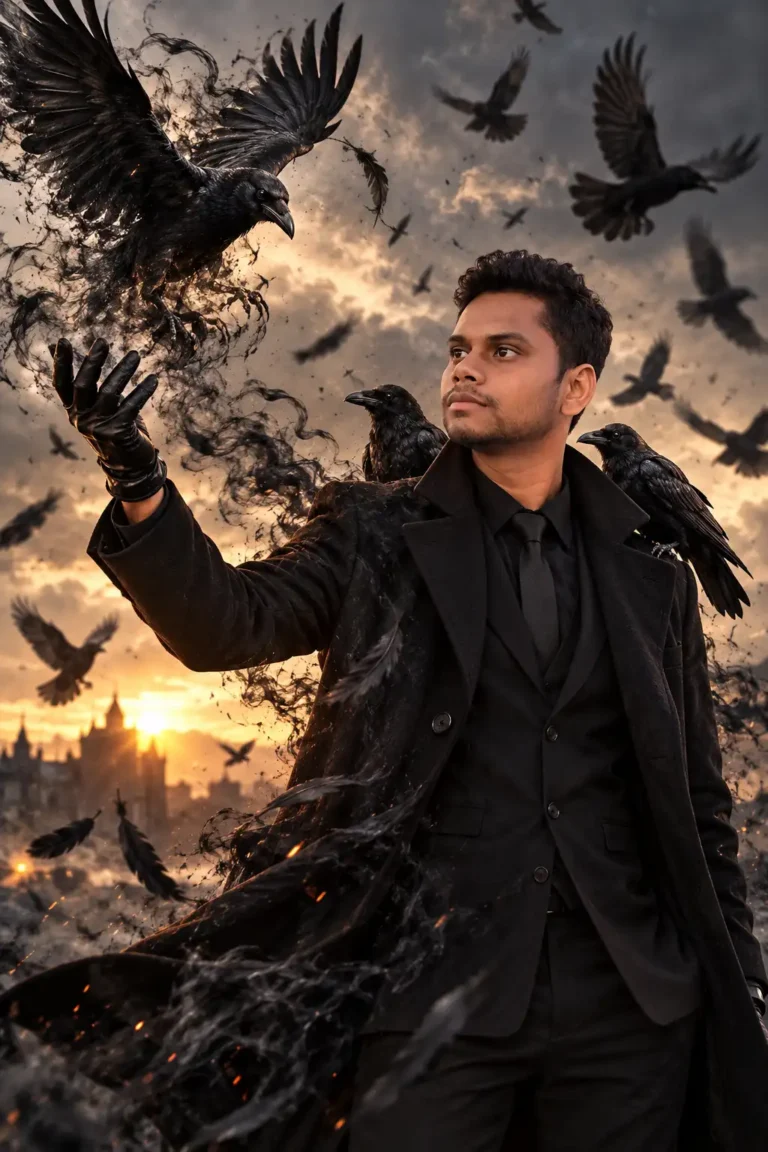 Black Raven Cinematic AI Photo Prompt