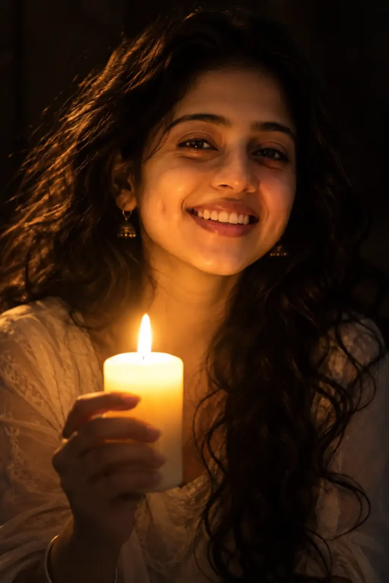 Cinematic Candlelight AI Portrait Prompt
