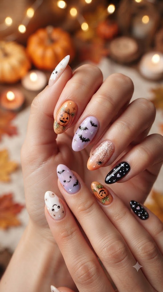 Cute Halloween Nail