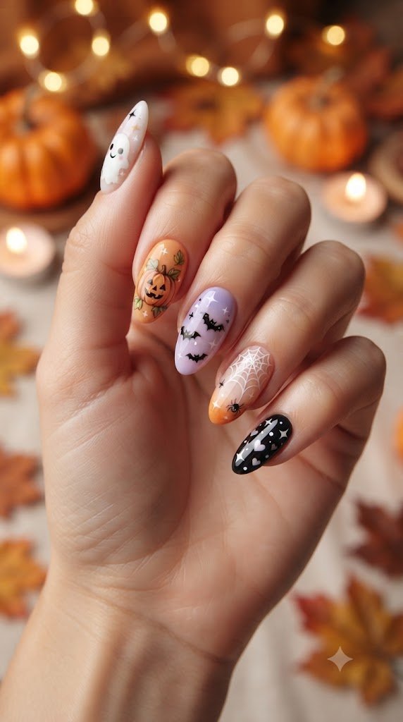 Cute Halloween Nail