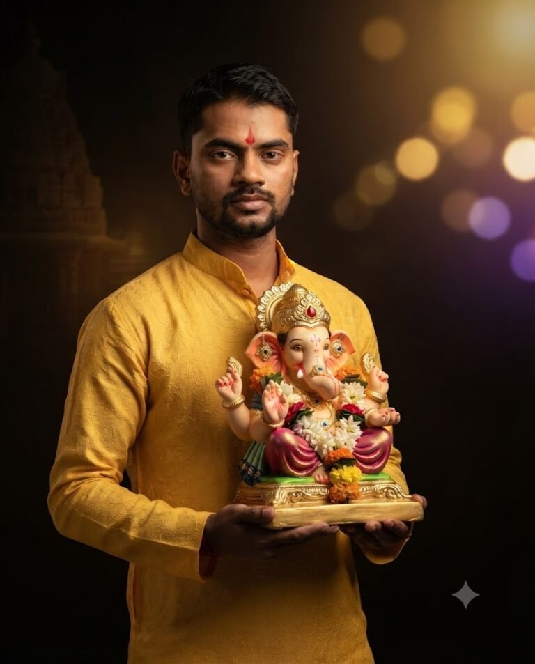 Devotional Ganesha Portrait