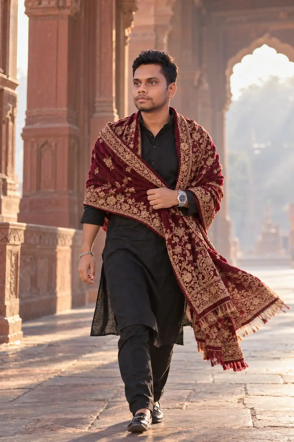 Kashmiri Shawl AI Photo Prompt