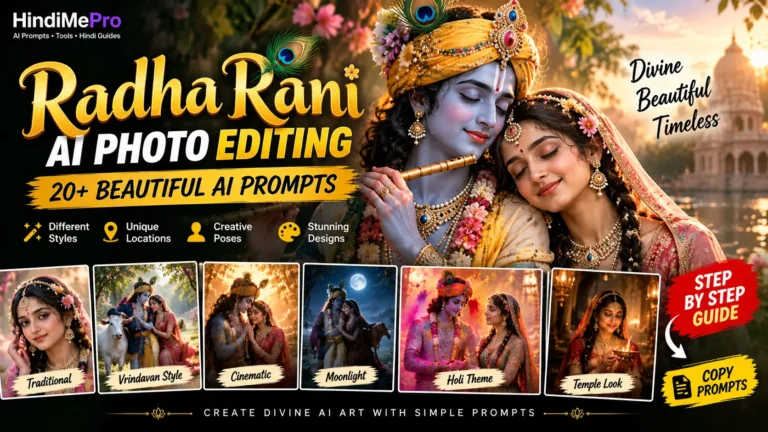 Radha Rani AI Photo Editing 20+ Viral Krishna-Radha AI Prompts