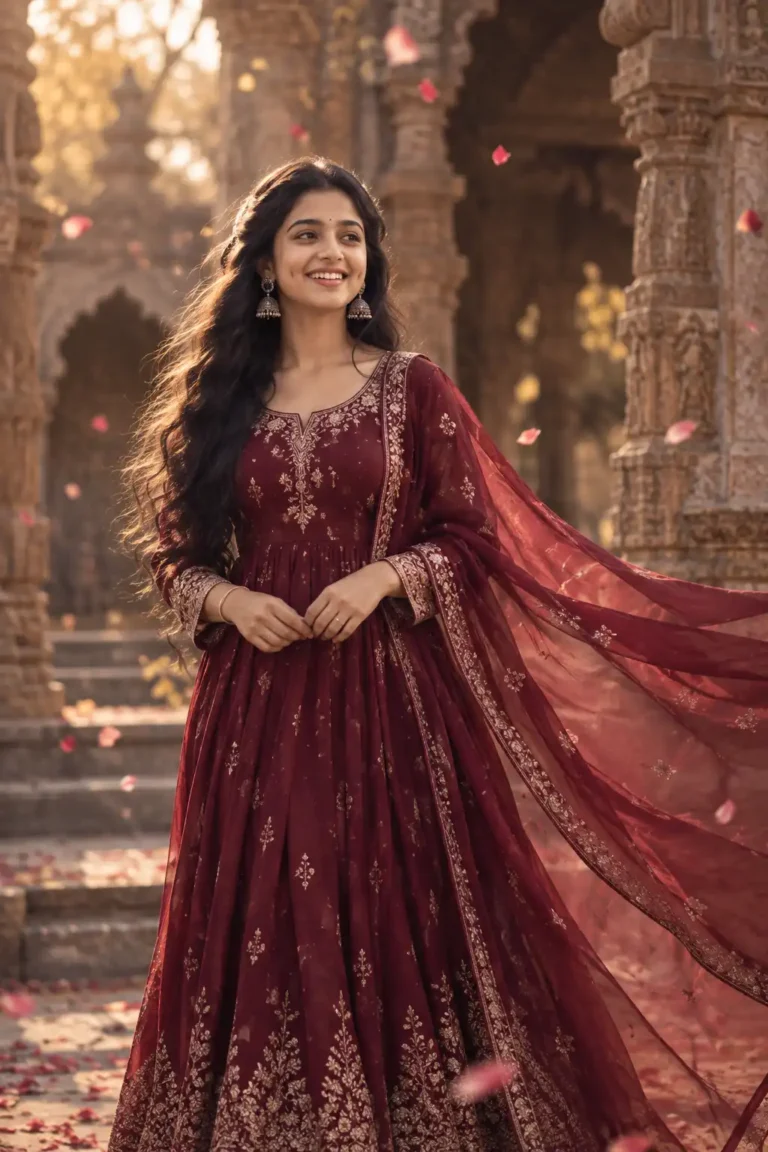 South Asian Palace Double-Exposure AI Portrait Prompt