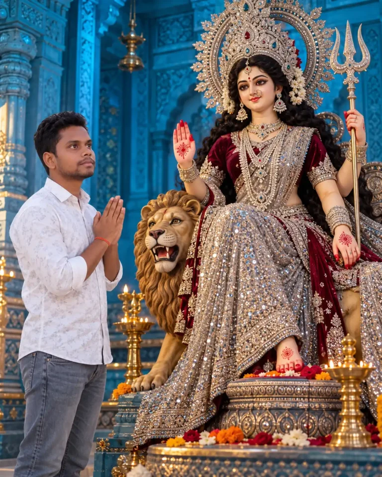 Durga Puja AI Image Prompt