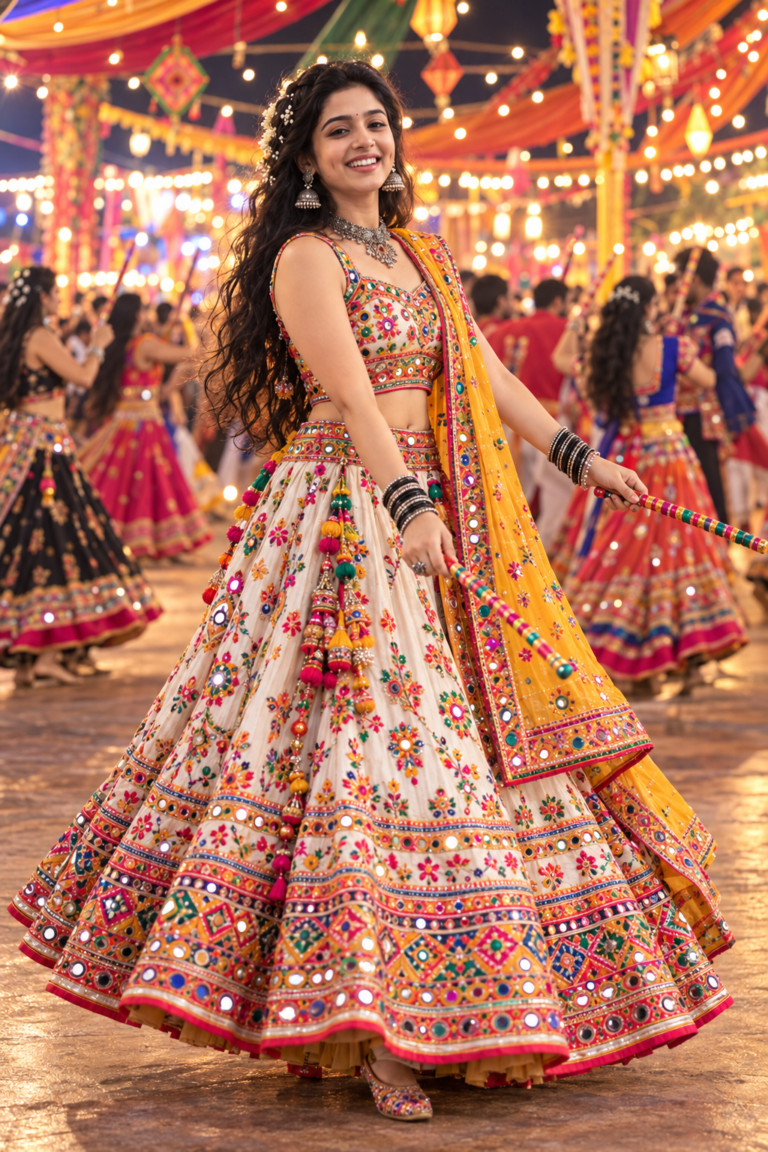 Gujarati Garba AI Photo Prompt