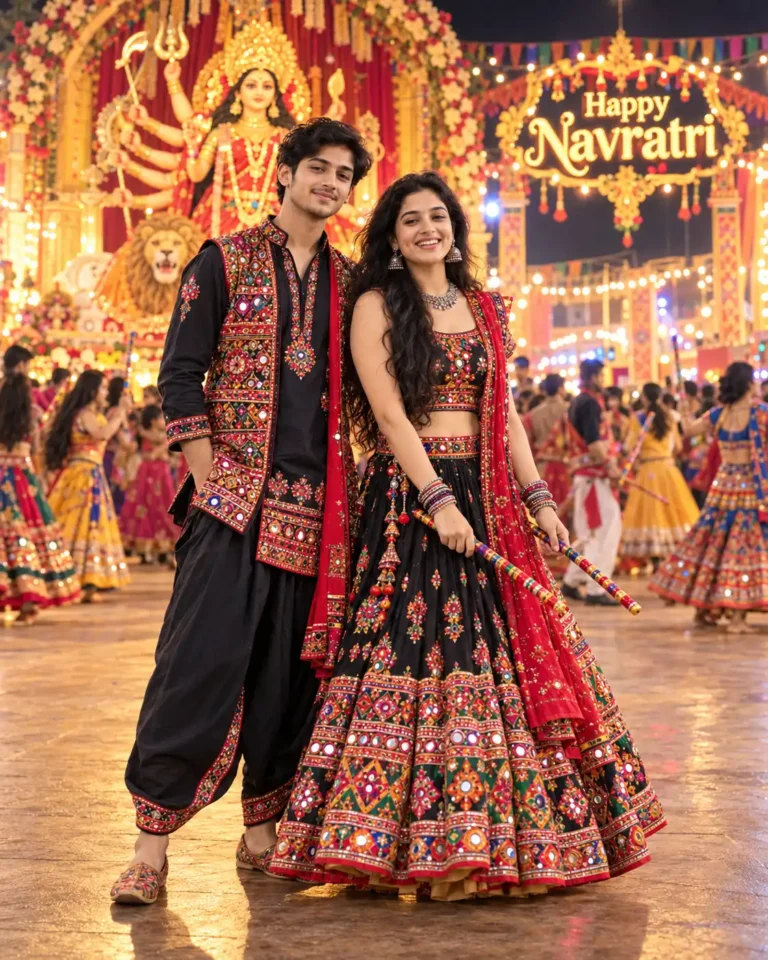 Happy Navratri AI Photo Prompt