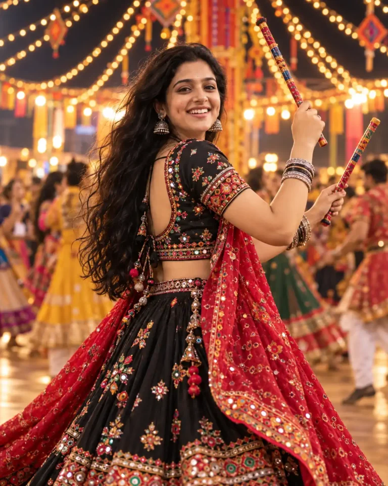 Navratri Garba Girl AI Prompt